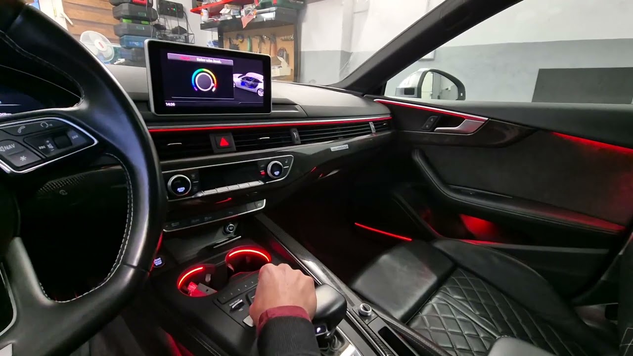 Audi A5 F5 A4 B9 OŚWIETLENIE wnętrza ambient