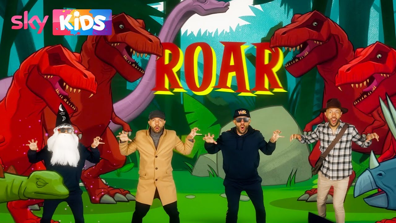 MC Grammar | DINOSAURS | Wonder Raps | SONG | sky kids