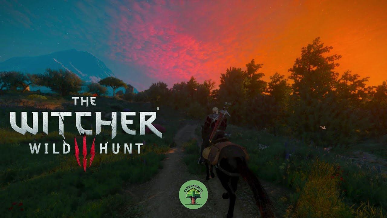 Relaxing Walk in Toussaint w/ Music - The Witcher 3: Wild Hunt - Ambience
