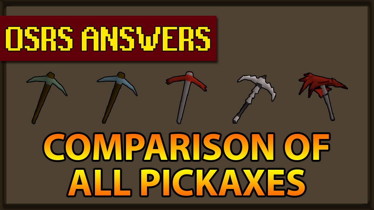 OSRS Answers | What's the difference between Pickaxes?