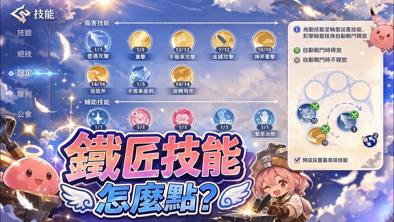 【RO世界之旅】鐵匠 | 技能&屬性終極懶人包 | 怎麼點傷害最高？
