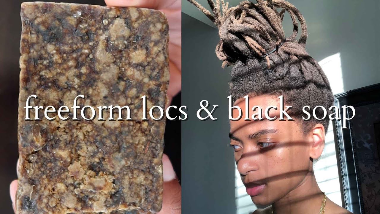How to Wash Freeform Locs With African Black Soap!