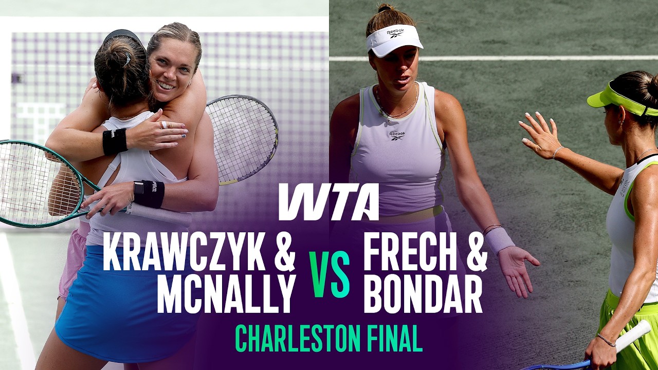 Krawczyk/McNally vs. Frech/Bondar | 2026 Charleston Open Doubles Final | WTA Match Highlights