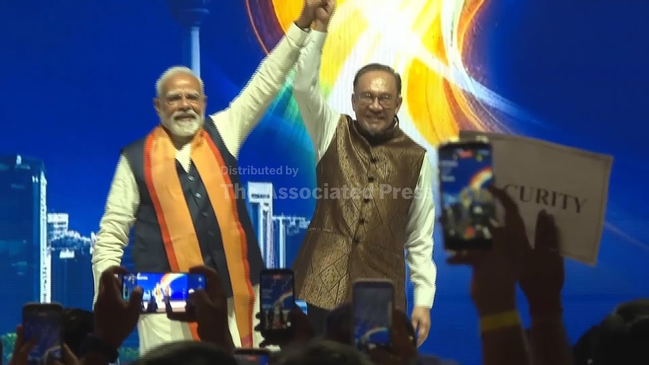 Indian Prime Minister Modi arrives in Malaysia on two-day visit