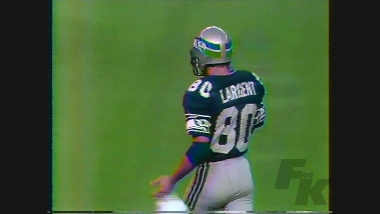 Steve Largent Takes Washington to School 1983