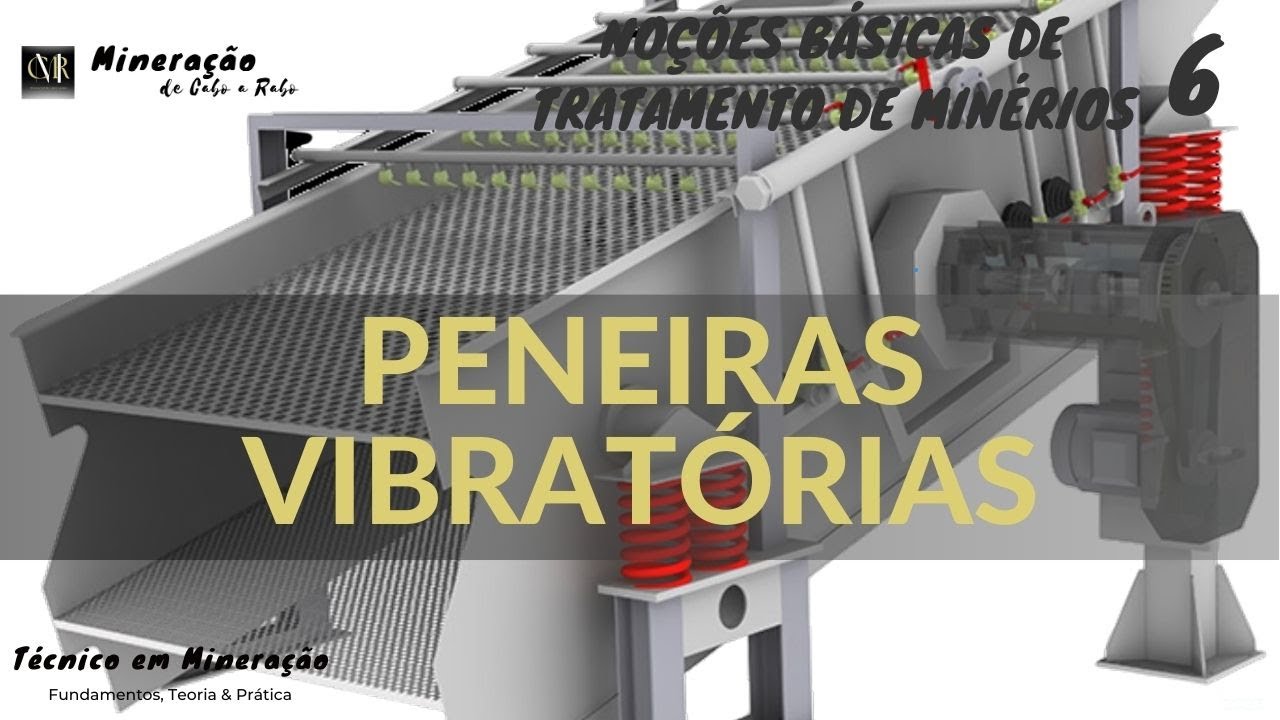 PENEIRAS VIBRATÓRIAS   Evolução na Mineração   Aula 6