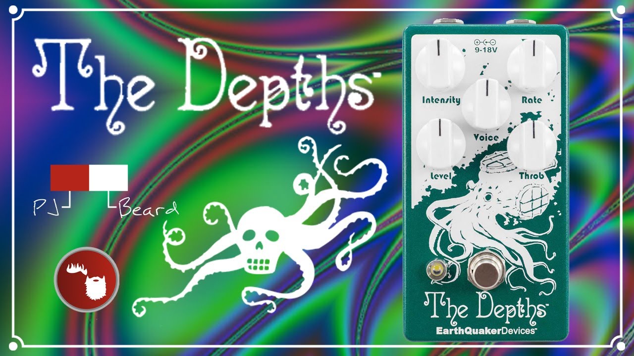 EarthQuaker Devices The Depths Analog Optical Vibe Machine - The Uni-Vibes Series