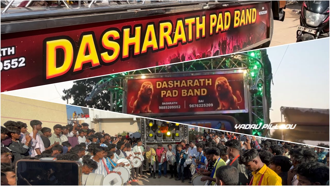 DASHARATH PAD BAND 60 members 2025 at KONDAPOCHAMMA BOINA Sai Yadav #trending #video #like #share