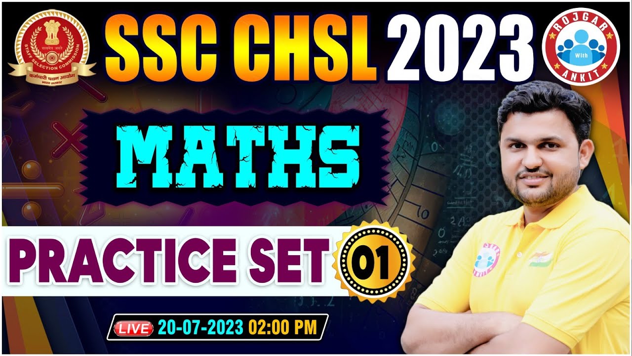 SSC CHSL 2023, CHSL Maths Practice Set 01, CHSL Maths PYQs, CHSL Maths Questions By Rahul Sir