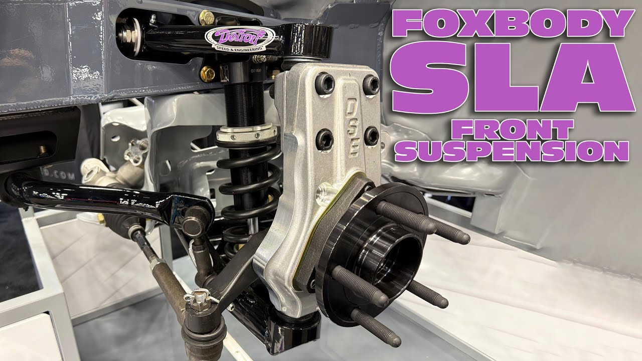 Detroit Speed ​​представляет новый комплект передней подвески Foxbody SLA | PRI Show 2024