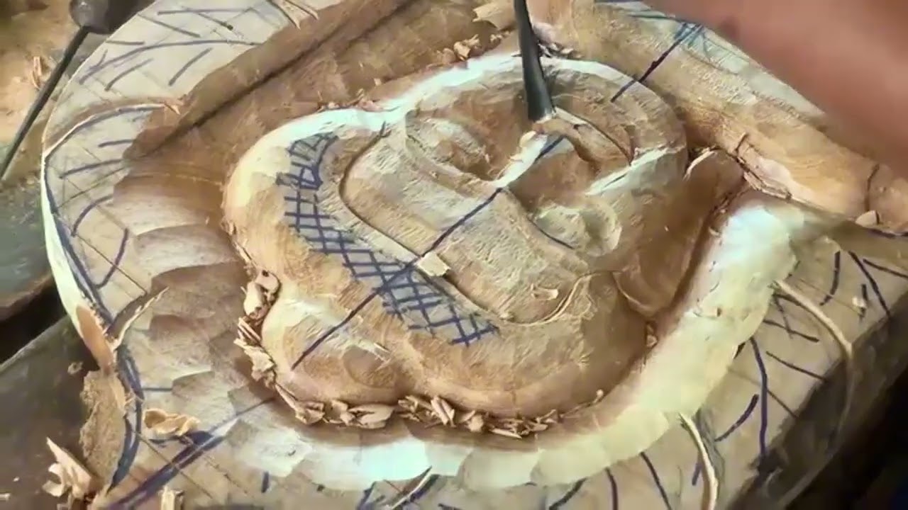 Woodcarving Art ✨ Amazing VDO Woodwork & Creative Skills