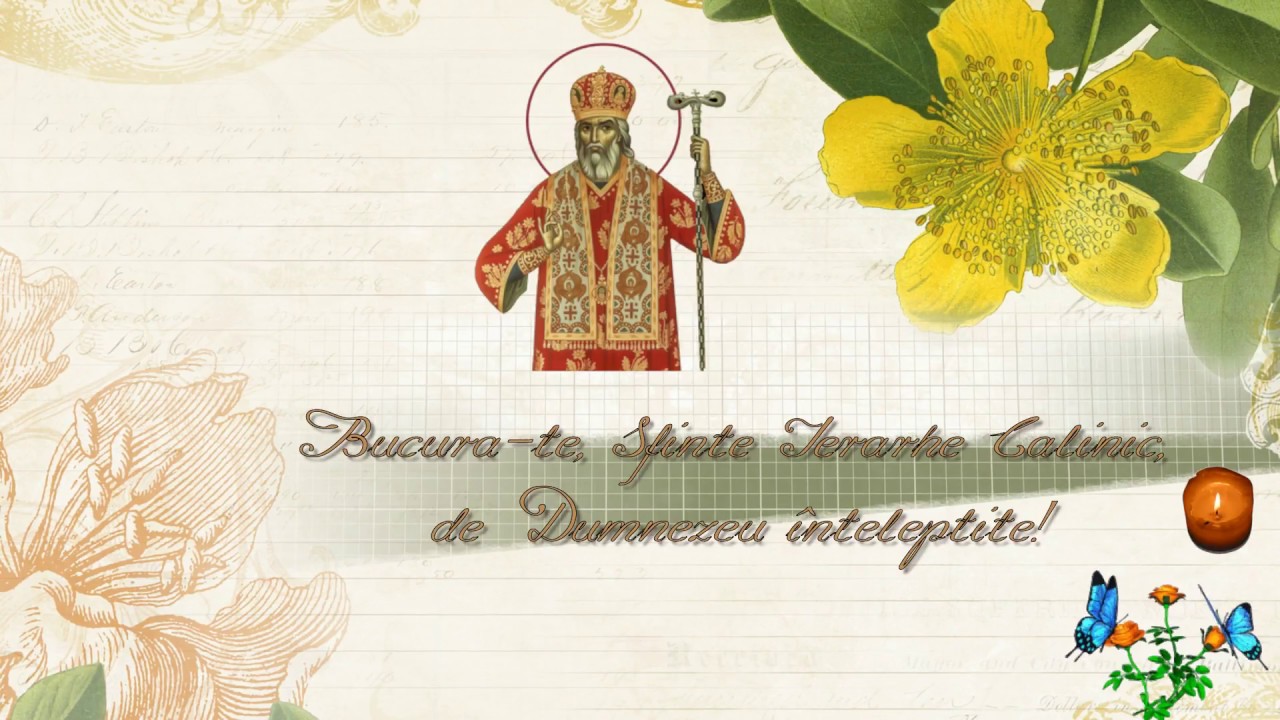 Sfantul Ierarh Calinic de la Cernica - Viata si minunile - Lect. Marcel Iures
