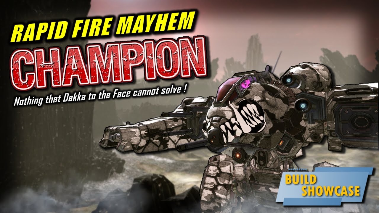 MWO Build & Skills : Rapid Fire Mayhem Champion