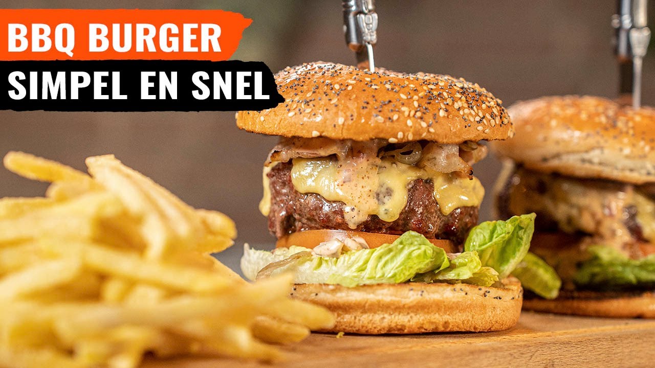 De Ultieme BBQ-Burger - Kamado voor beginners! | BBQ recept