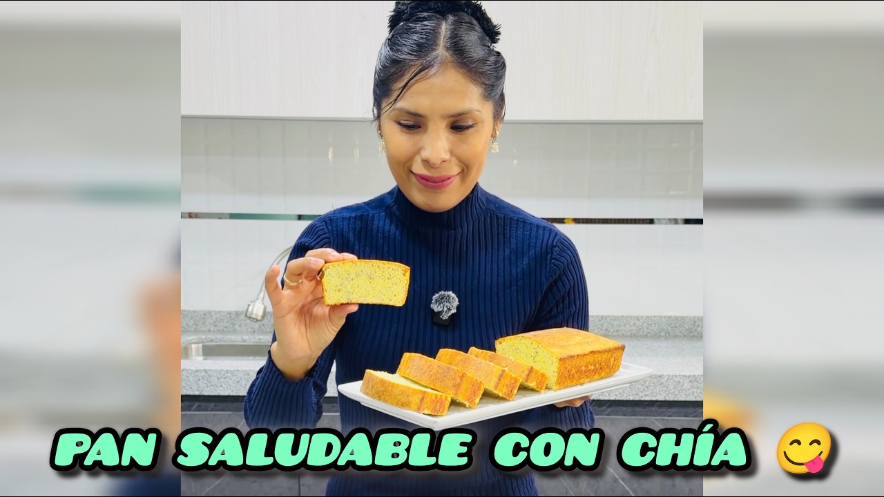🍞Pan Saludable Con Chía☺️
