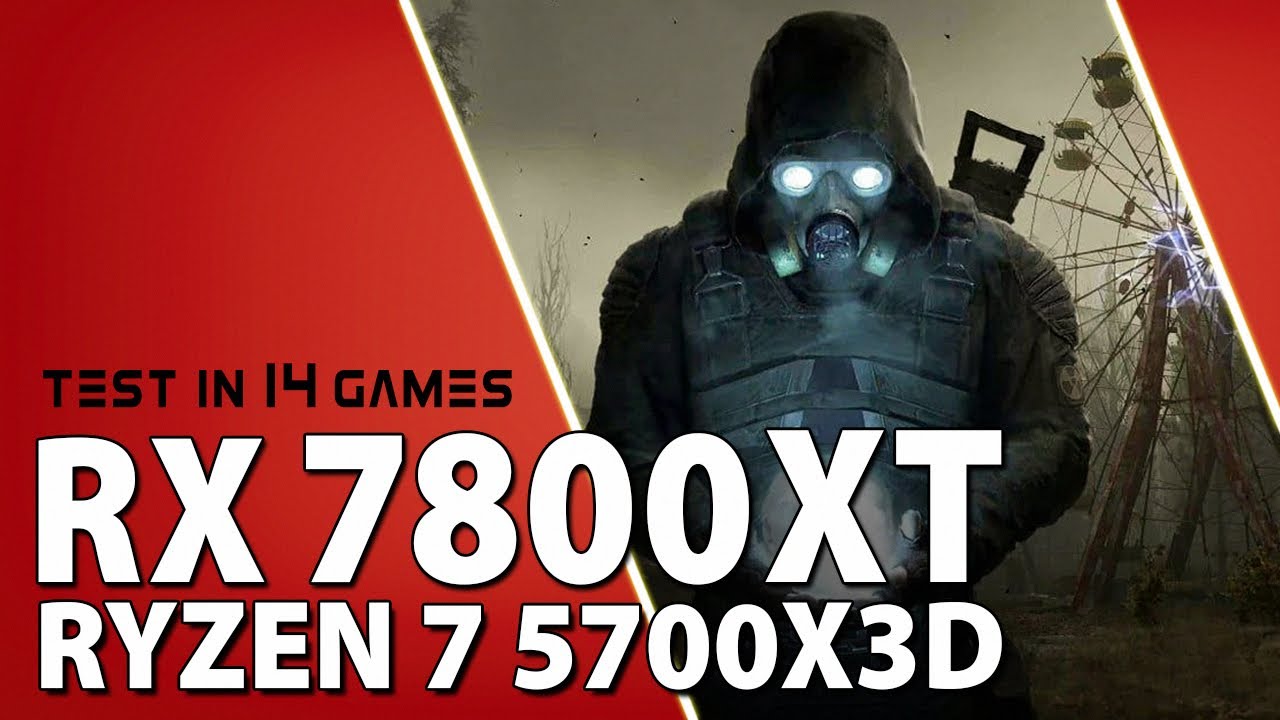 RX 7800 XT + Ryzen 7 5700X3D // Test in 14 Games | 1440p + FSR