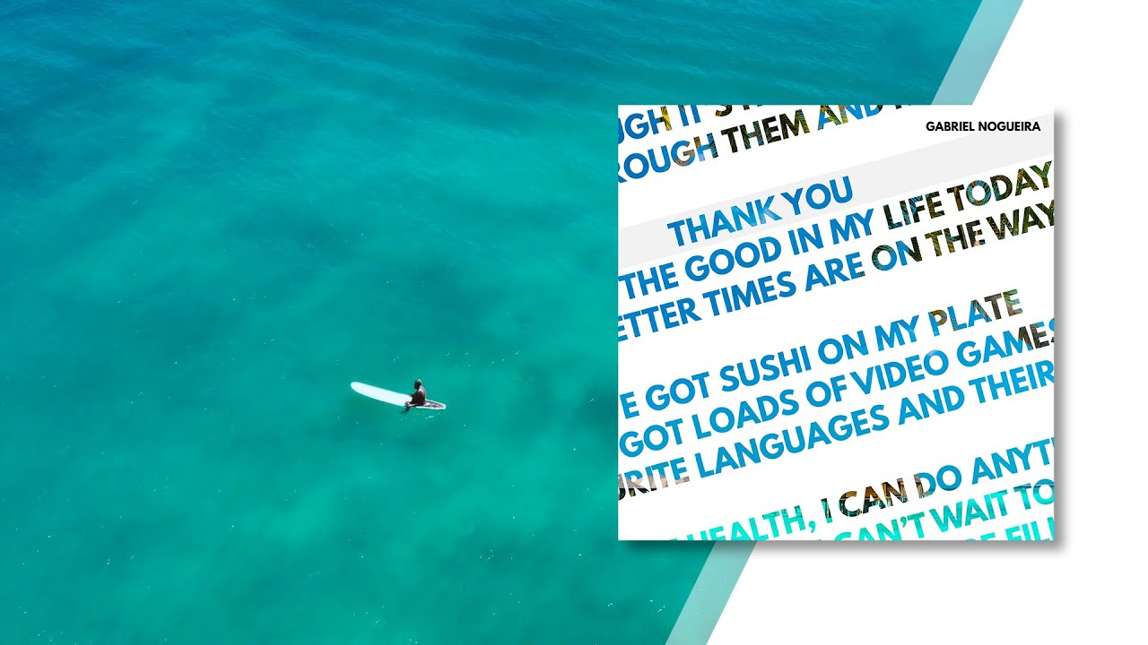 Gabriel Nogueira - Thank You (Lyric Video)