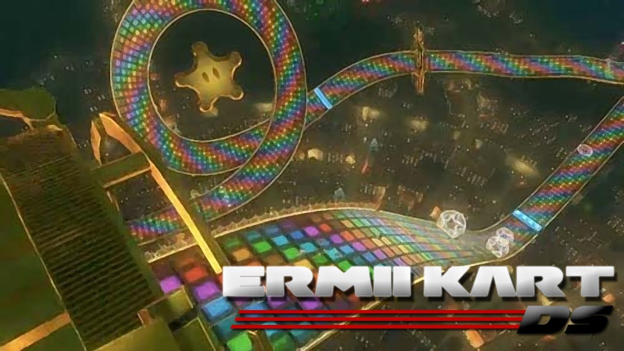 Ermii Kart DS (Beta 2) - N64 Rainbow Road