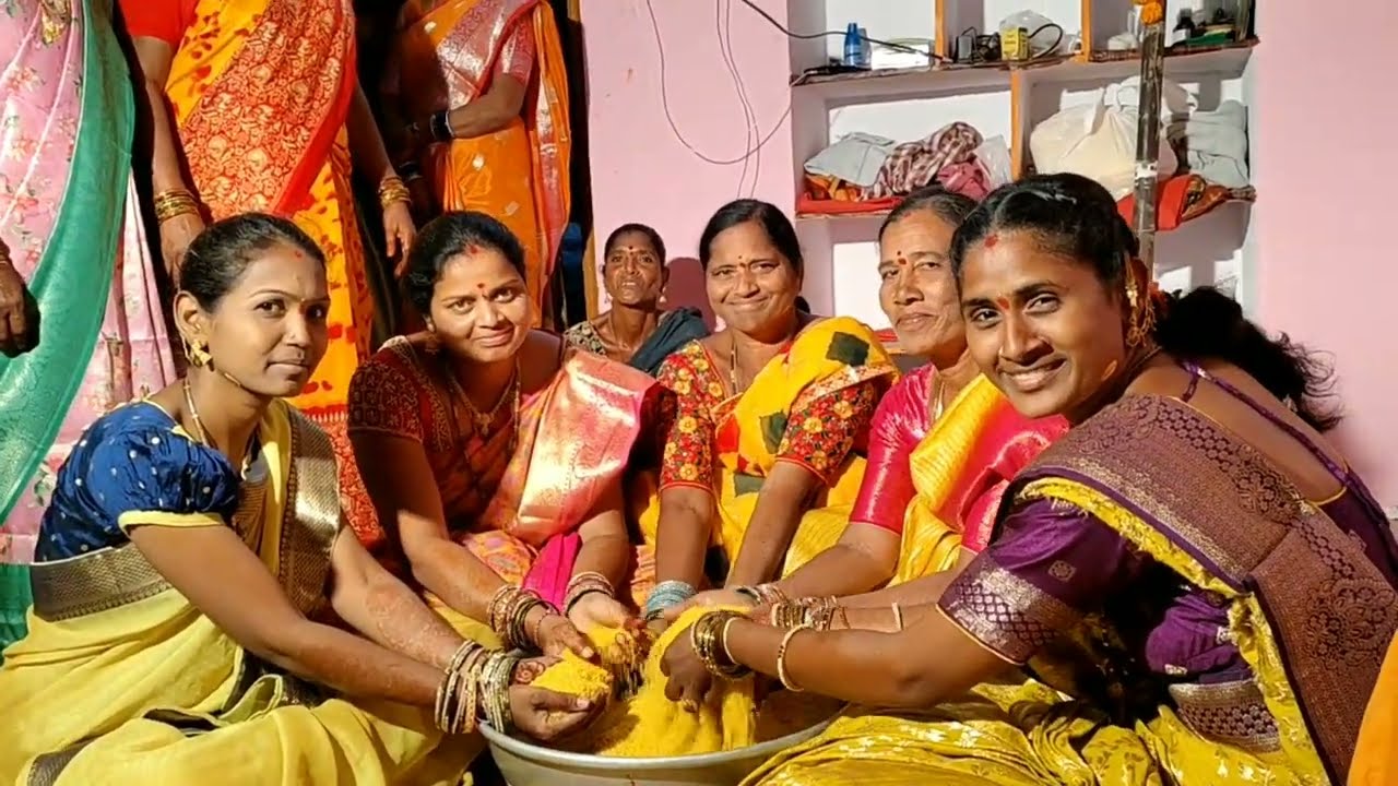 పెళ్ళికొడుకుని చేయడం 🥰కూరల్లు పట్టడం 🥳#viral #marriage #vlog 