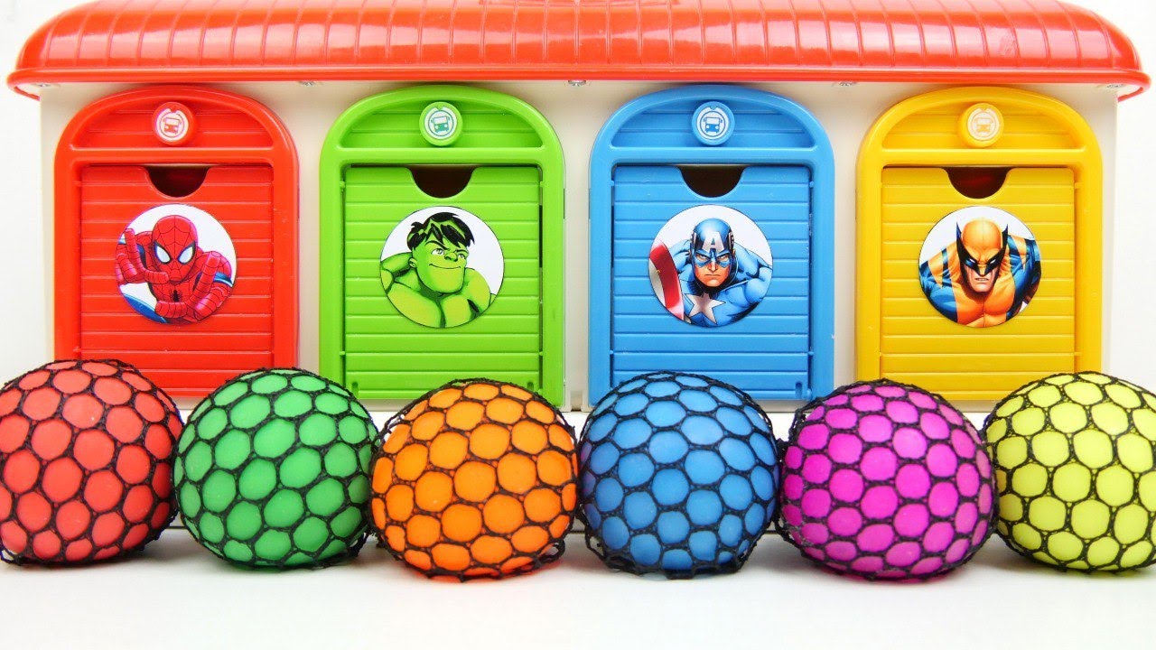 Satisfying Garage ASMR | Oddly Making 6 Funny Squishing Clay Balls Transformation Doors Garage ASMR