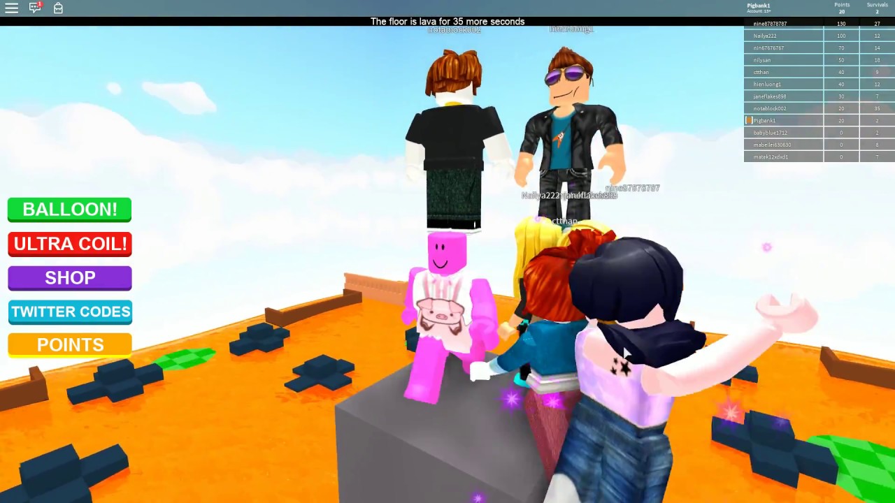 [로블록스(Roblox)] 바닥에서 용암이 올라와요!!!! 헉 그런데 오렌지 주스 같아!! 액괴같아!! 꿀렁꿀렁 맛있어보여! 간단 리뷰 & 플레이 영상
