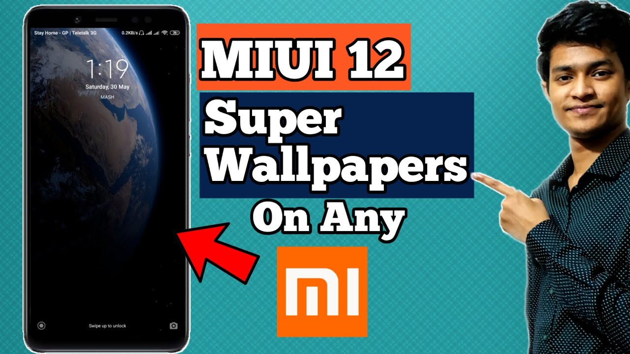 How To Apply MIUI 12 Super Wallpapers On Any Xiaomi Smartphone | Works On Lockscreen