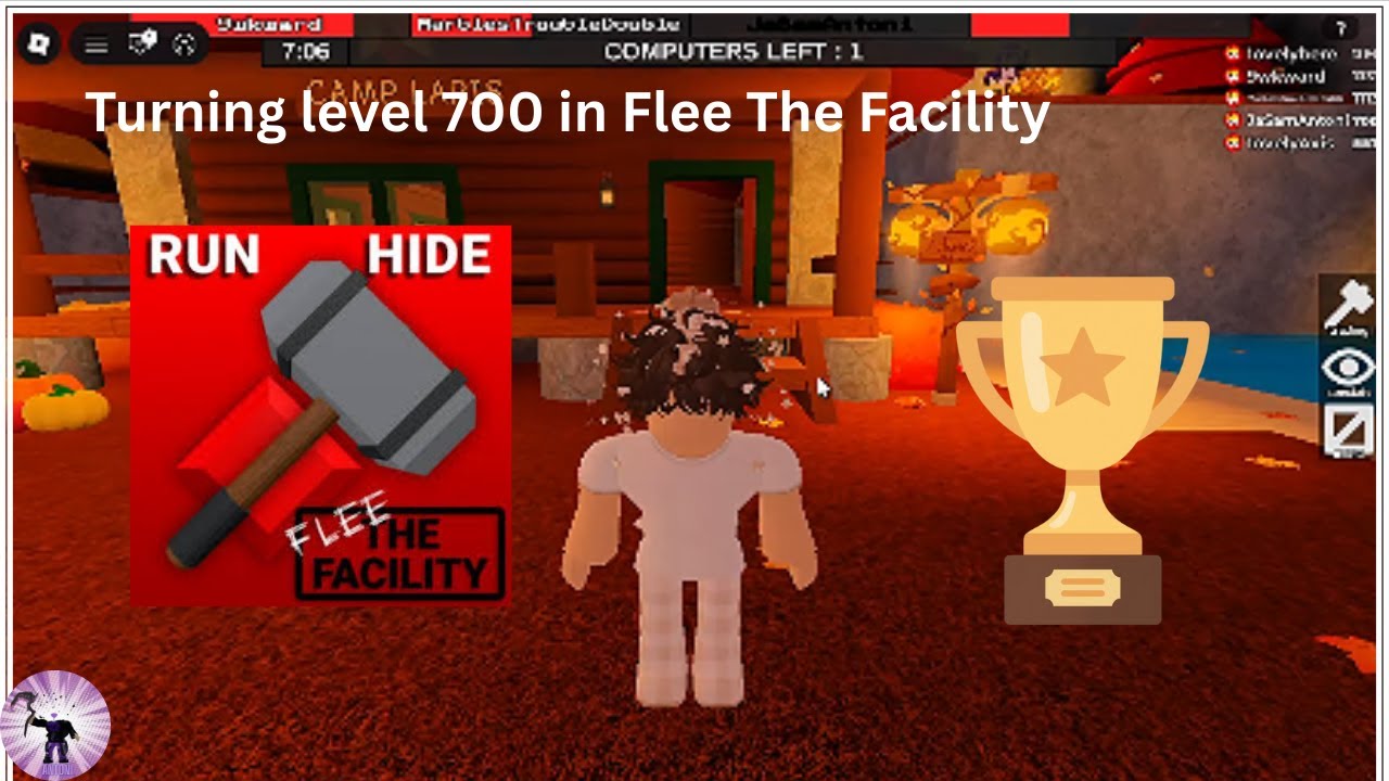 Leveling up to 700!!!  (Roblox Flee The Facility)
