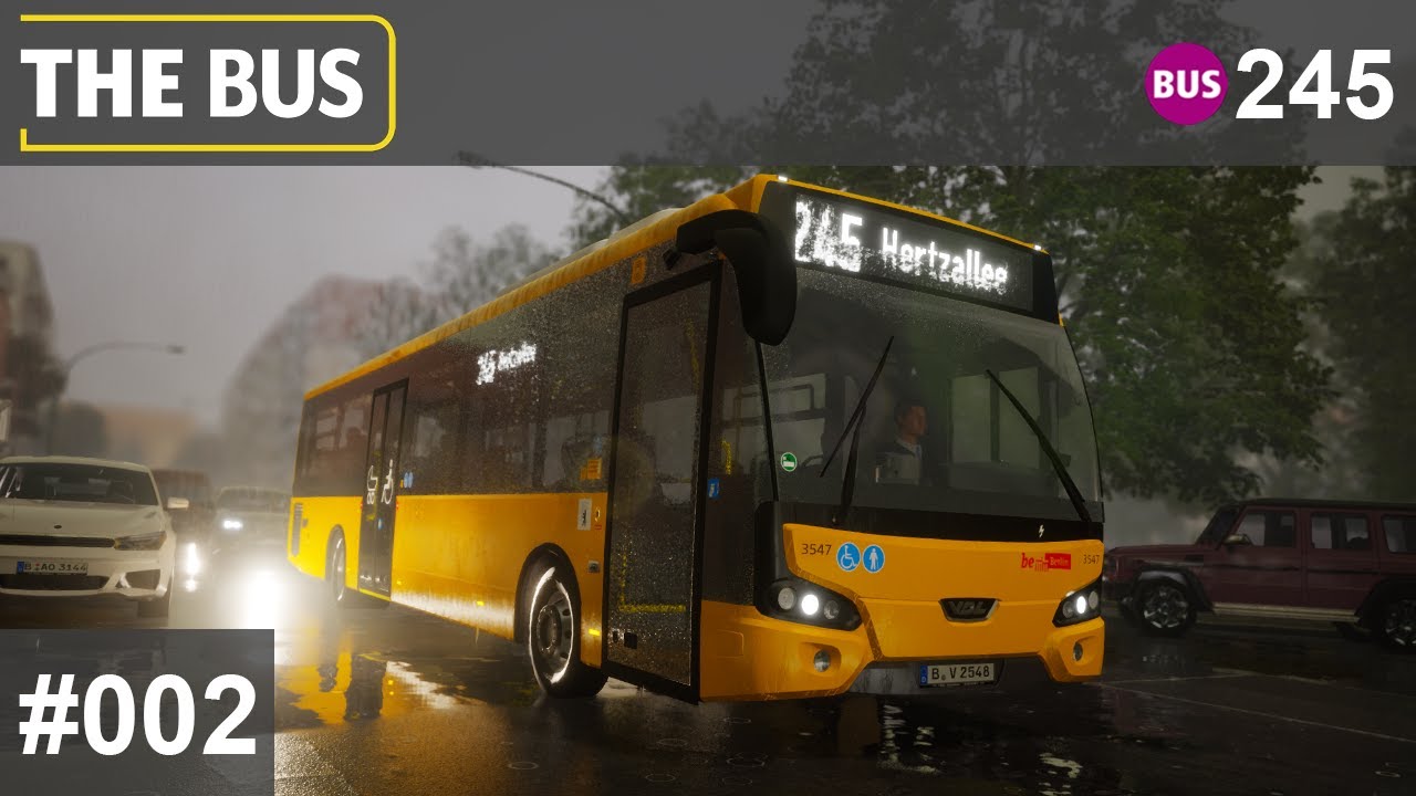 THE BUS 🚌[#002] Sauwetter in Berlin mit dem VDL! [🗺️Linie 245] [4K] [LET'S PLAY]