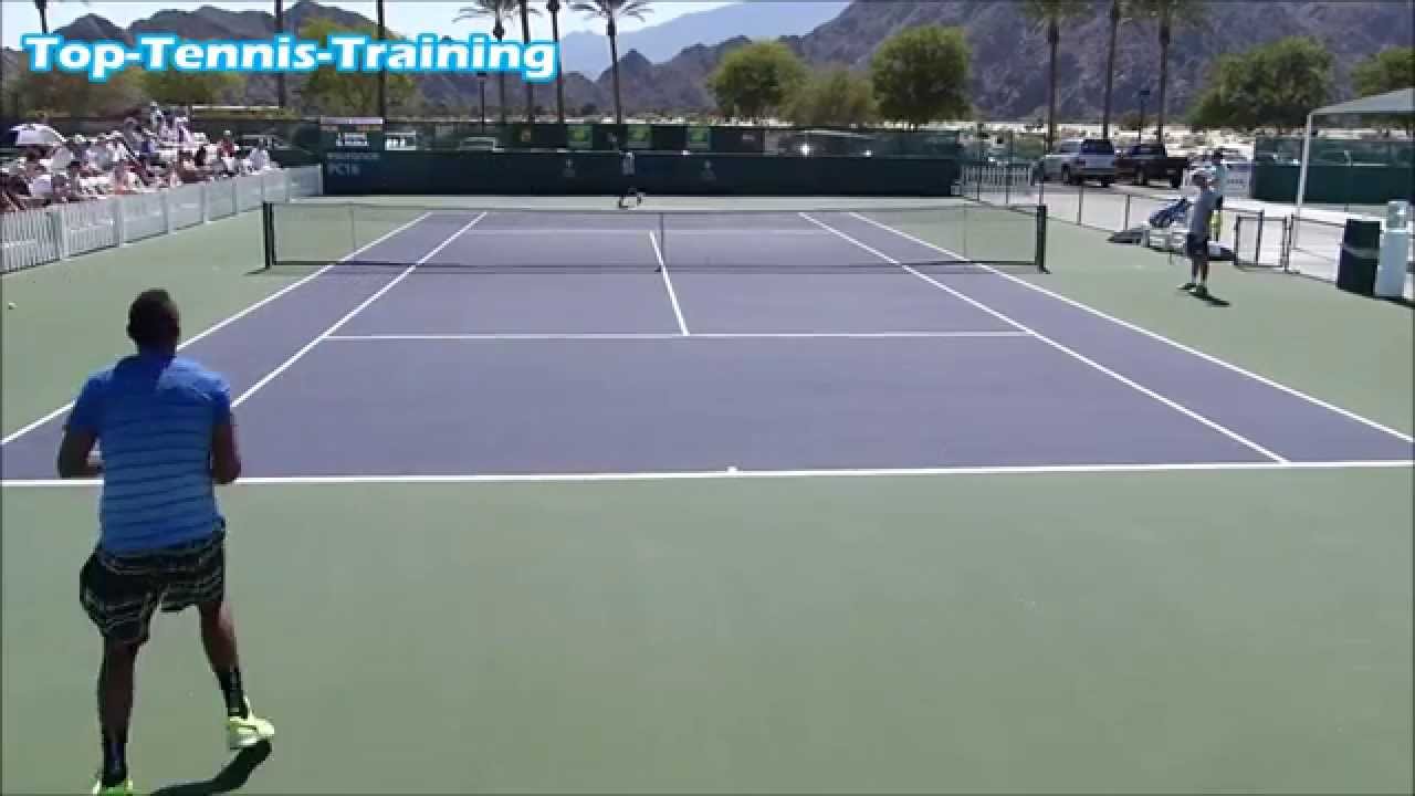 Nick Kyrgios & Tim Kpulun Hitting | Court Level