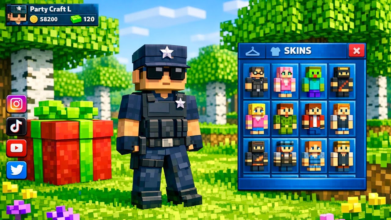 School Party Craft New Season-1 Live Gameplay || Party Craft Android Mobile Game Part-34