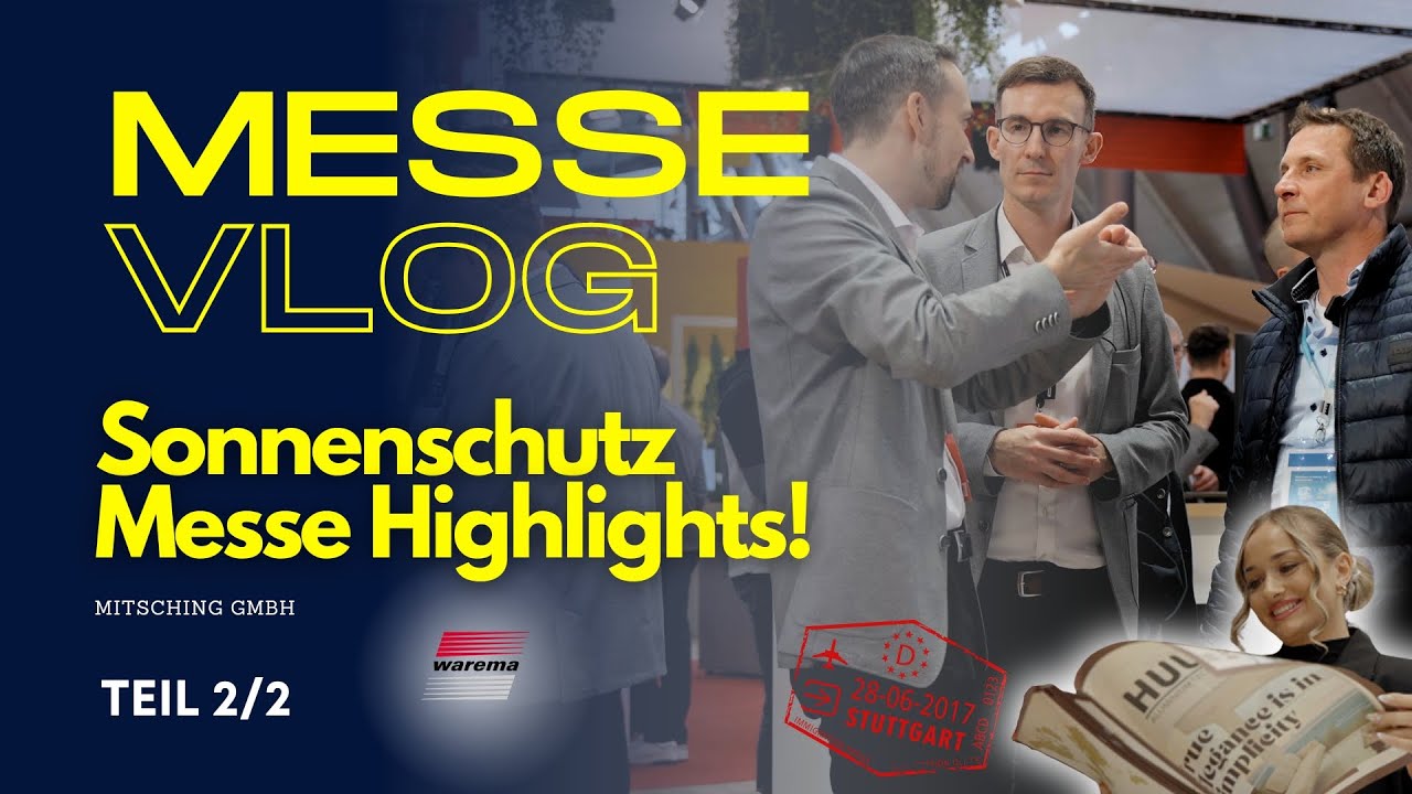 WAREMA NEUHEITEN 2024 auf der R+T Messe! | MESSE VLOG STUTTGART 2/2