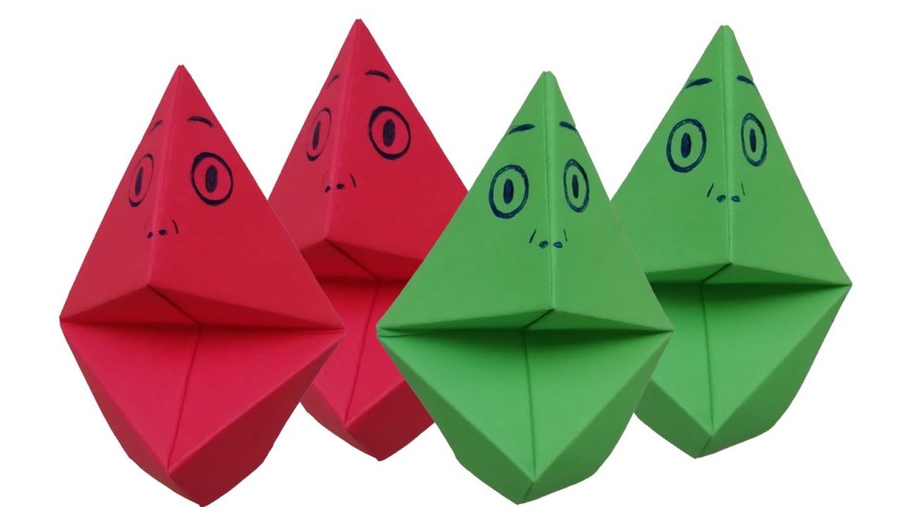 Kağıttan Kukla Yapımı / Origami Kukla