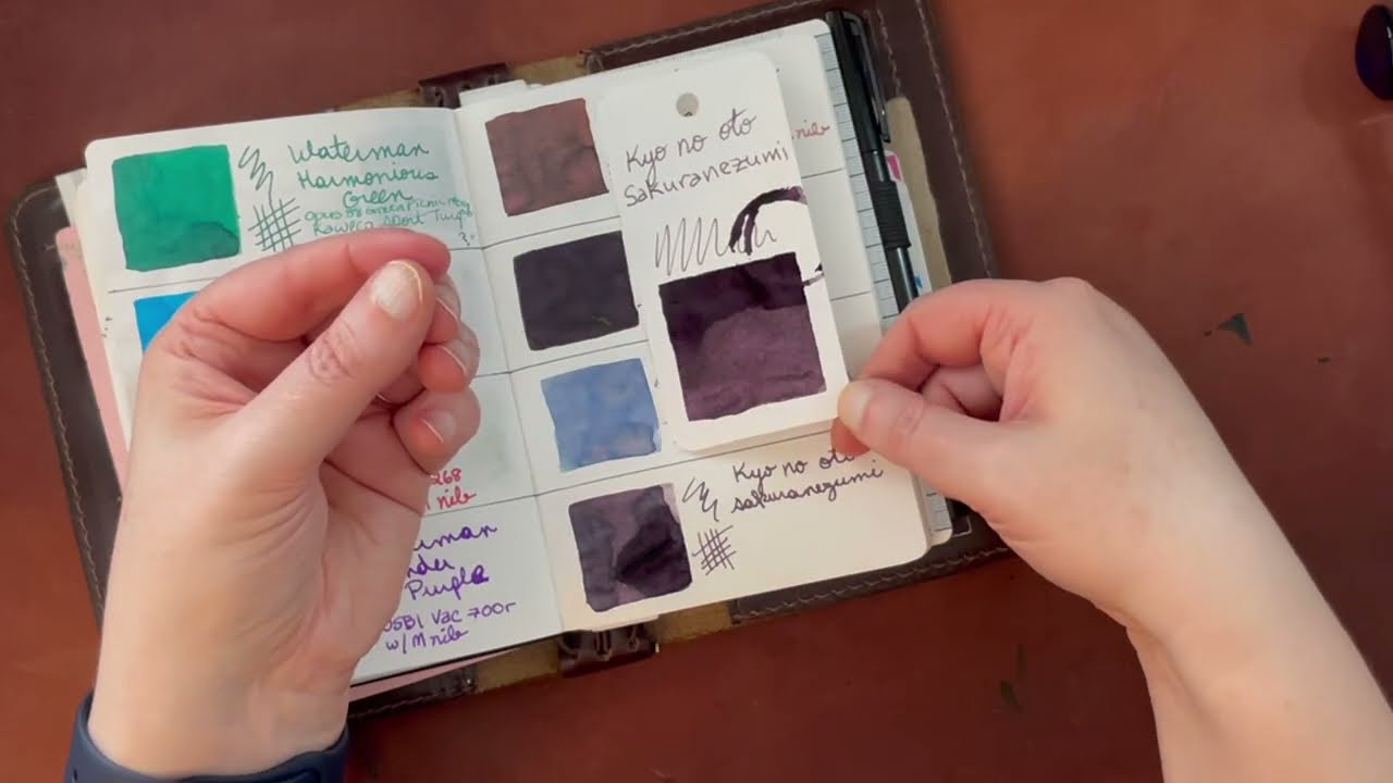 Fountain Pen Ink Profile: Kyo No Oto Sakuranezumi