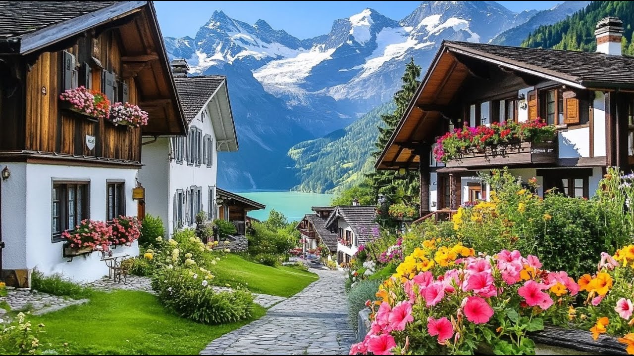 THE MOST BEAUTIFUL VILLAGE IN SWITZERLAND &ndash; GRINDELWALD 4K
