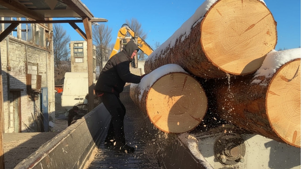 MAX LOAD Human Power in Wood Chips Production.