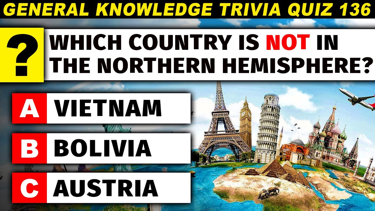 Ultimate Trivia Quiz Round 136: The Best General Knowledge Quiz Ever! 🎓🔥