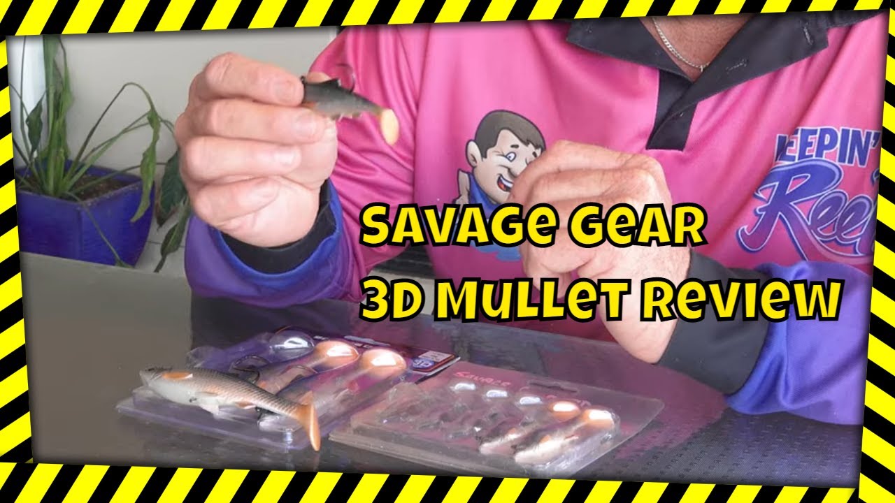 Favourite best freshwater lure Review Savage Gear 3D Mullet Soft Plastic