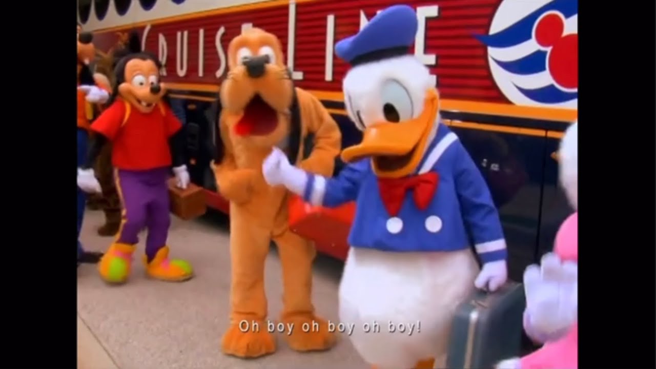 (PARTIALLY LOST) Disney Cruise Line Bus Video 2007 - 2009 FULLSCREEN #lostmedia