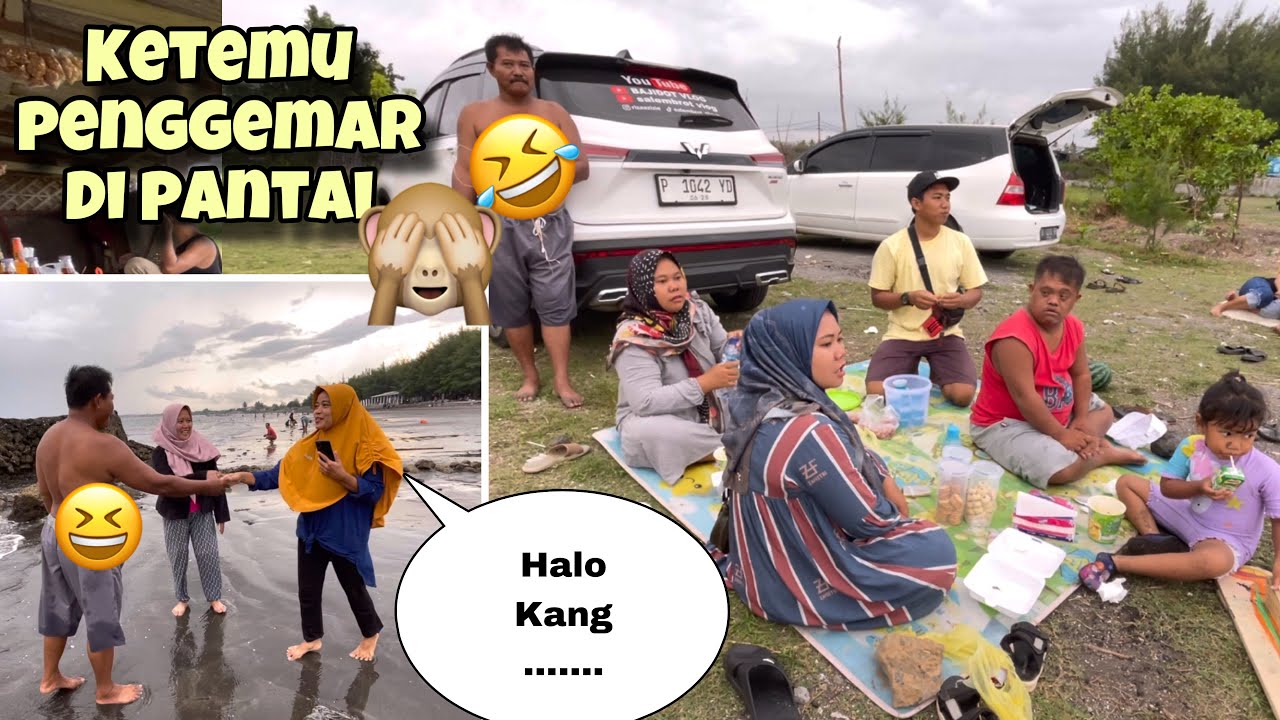 KANG ROJAK KETEMU PENGGEMAR DI PANTAI‼️Mas Tony Seneng Banget Ke Pantai Lagi‼️Pantai Gumuk Kantong