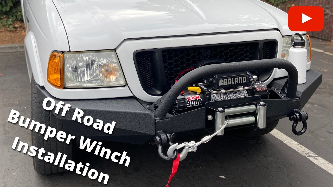 Off Road Bumper Winch Installation