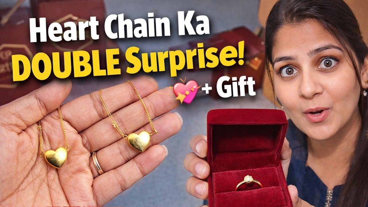 Heart Chain Ka Double Surprise 💝 | Honest Reaction | Aleena Housewife Vlogs
