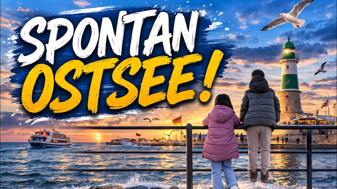 Die Mertens spontan an der Ostsee 🌊! Familien-Vlog aus Warnemünde ☀️