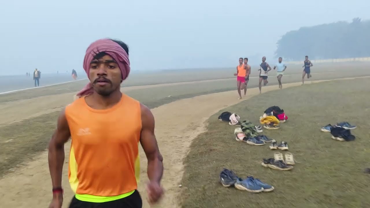 बिहार पुलिस फिजिकल 1600 M,,4:50 पहला लड़का 🔥 