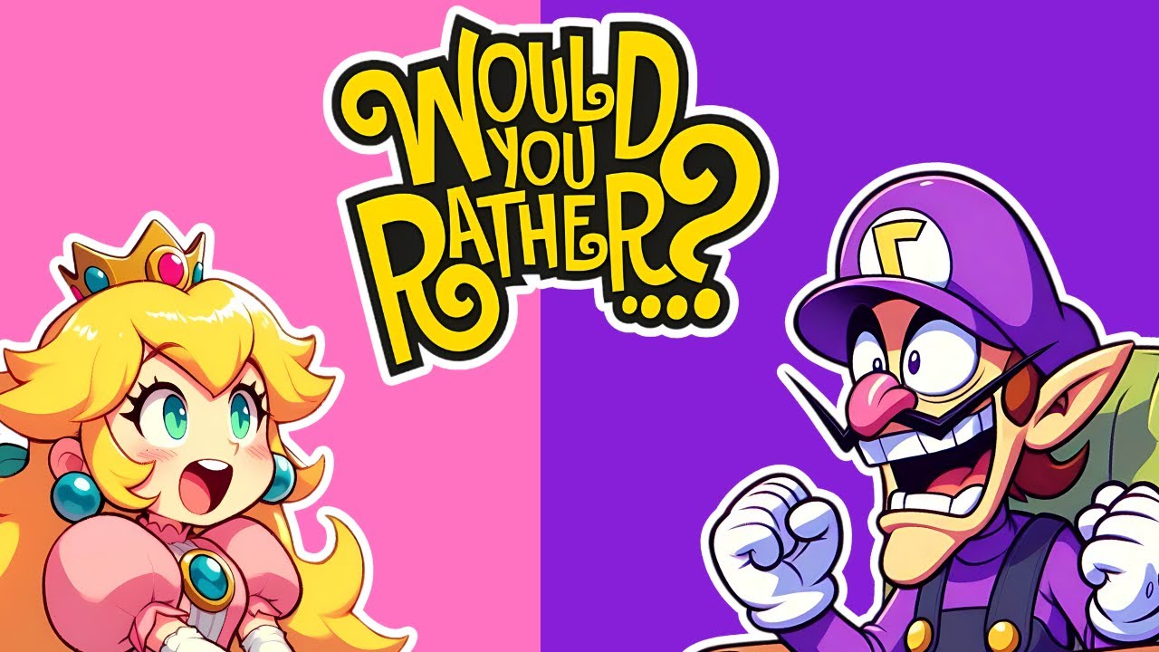 Waluigi & Peach Play Would You Rather?