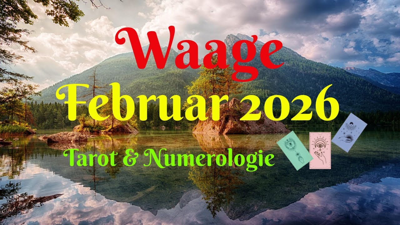 Waage ♎️  - Sonne, Mond und Aszendent: Tendenzen / Impulse für Februar 2026 / Tarot