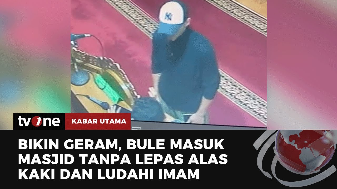 Viral! Detik-Detik Seorang Bule Ludahi Imam Masjid, Ini Pemicunya | Kabar Utama tvOne