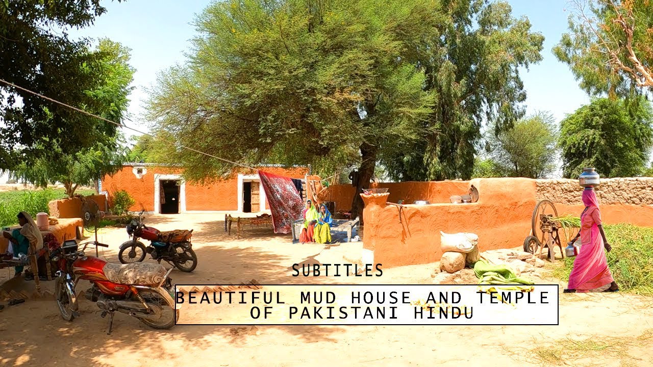 Hindu Family Mud House || Hindu Mandir in Pakistan || Meet talented Pakistani Hindu boy