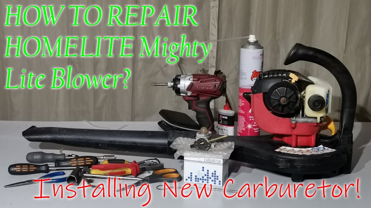 VTECH 55 - Homelite Mighty Lite Blower Repair