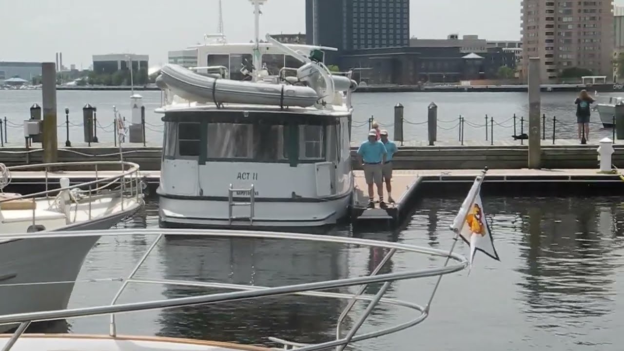Albin 36 docks in Norfolk