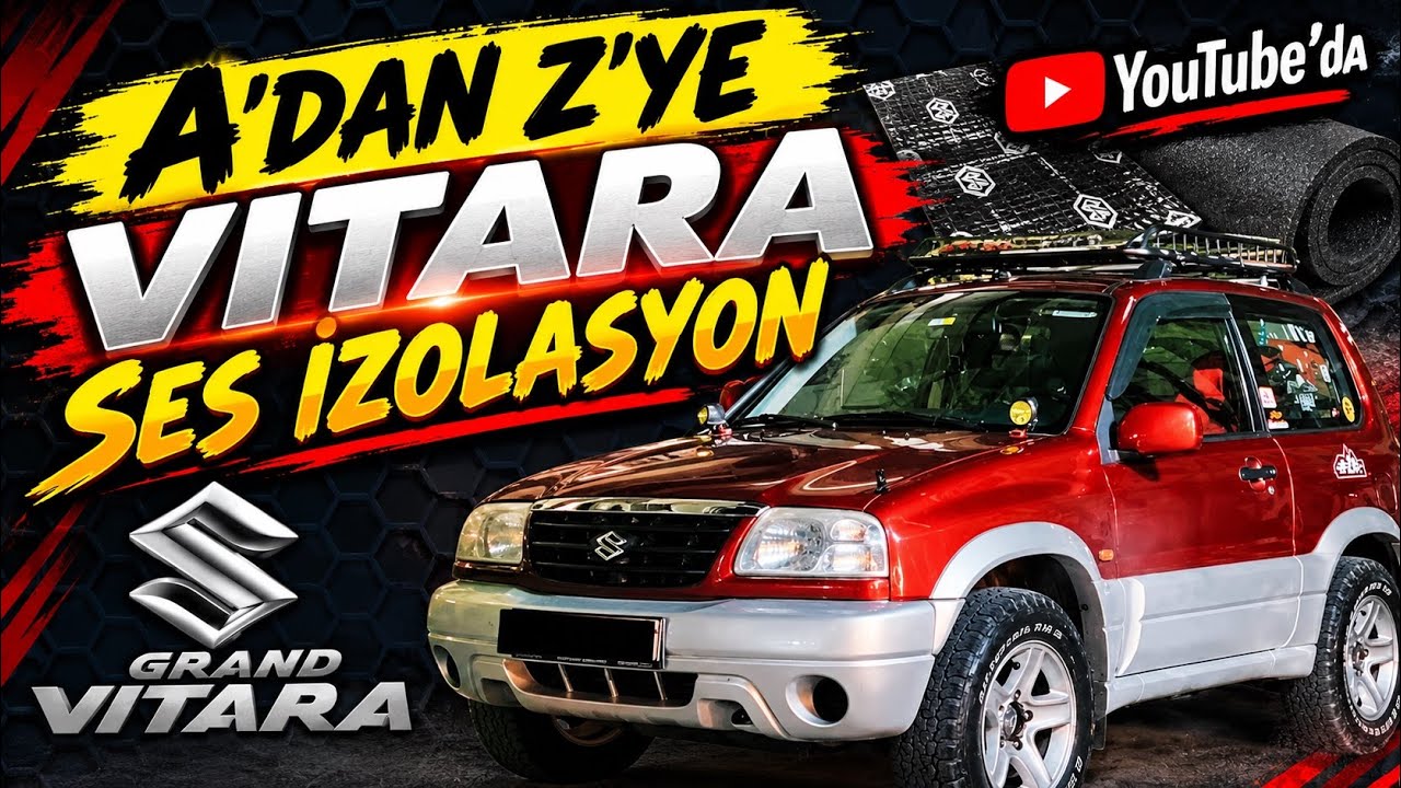 Suzuki Grand Vitara CTK Pro Ses Yalıtım ve Müzik sistemi Operasyonu | Tek parça 🔊🚙